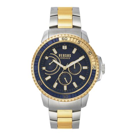 Versus By Versace Aberdeen Extension Quartz Blue Dial Men's 